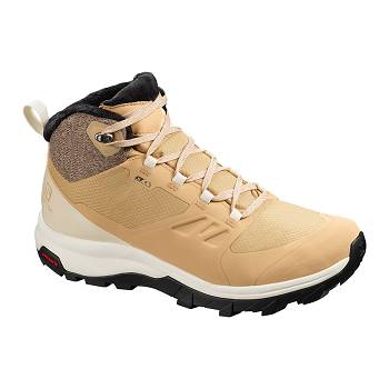 Salomon OUTsnap CSWP W - Khaki Zimne Topanky Damske, S0162SK